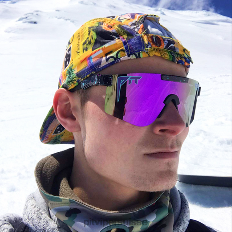 vipère suisse 8L2Z6138 lunettes de soleil polarisées à double largeur the night fall